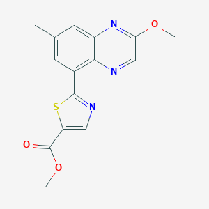 Methyl 2-(2-methoxy-7-methylquinoxalin-5-yl)thiazole-5-carboxylate