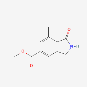 Methyl 7-methyl-1-oxoisoindoline-5-carboxylate