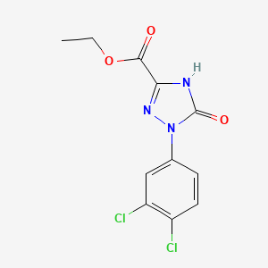 Ethyl 1-(3,4-dichlorophenyl)-5-oxo-2,5-dihydro-1H-1,2,4-triazole-3-carboxylate