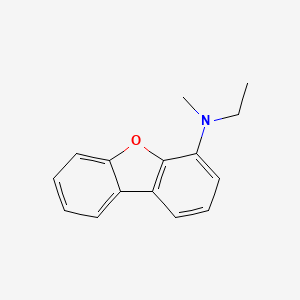 molecular formula C15H15NO B12990677 N-Ethyl-N-methyldibenzo[b,d]furan-4-amine 