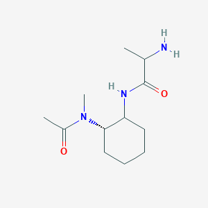 2-Amino-N-((2S)-2-(N-methylacetamido)cyclohexyl)propanamide