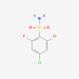 2-Bromo-4-chloro-6-fluorobenzenesulfonamide