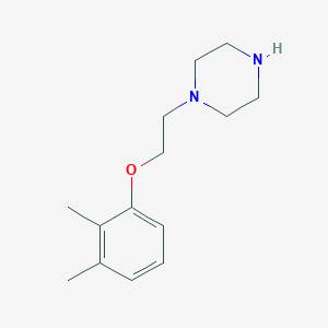 molecular formula C14H22N2O B1299069 1-[2-(2,3-Dimethyl-phenoxy)-ethyl]-piperazine CAS No. 51934-64-6