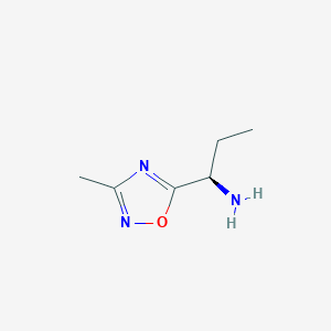 (R)-1-(3-Methyl-1,2,4-oxadiazol-5-yl)propan-1-amine