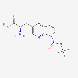 (S)-2-Amino-3-(1-(tert-butoxycarbonyl)-1H-pyrrolo[2,3-b]pyridin-5-yl)propanoic acid