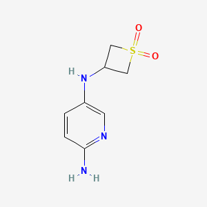 3-((6-Aminopyridin-3-yl)amino)thietane 1,1-dioxide