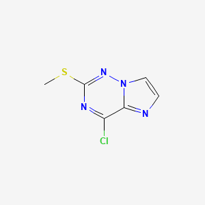 4-Chloro-2-(methylthio)imidazo[2,1-f][1,2,4]triazine