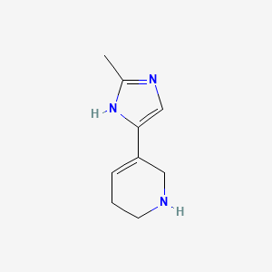 5-(2-Methyl-1H-imidazol-5-yl)-1,2,3,6-tetrahydropyridine