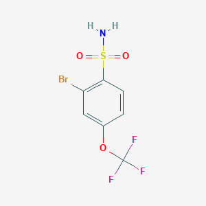 2-Bromo-4-(trifluoromethoxy)benzenesulfonamide