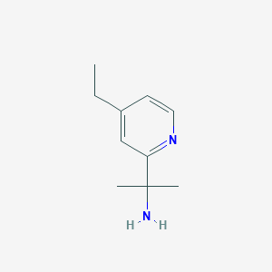 2-(4-Ethylpyridin-2-yl)propan-2-amine