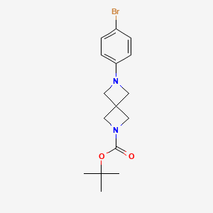 tert-Butyl 6-(4-bromophenyl)-2,6-diazaspiro[3.3]heptane-2-carboxylate