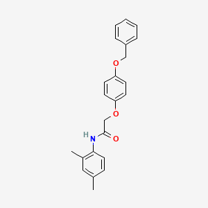 2-(4-(Benzyloxy)phenoxy)-N-(2,4-dimethylphenyl)acetamide