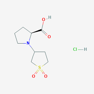 (1,1-Dioxidotetrahydrothiophen-3-yl)-L-proline hydrochloride