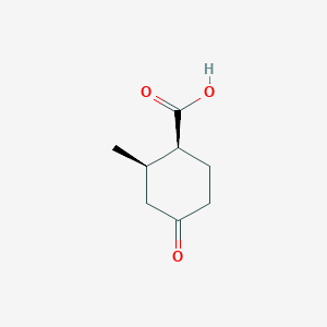 (1S,2R)-2-Methyl-4-oxocyclohexane-1-carboxylic acid