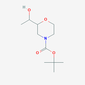 tert-Butyl 2-(1-hydroxyethyl)morpholine-4-carboxylate