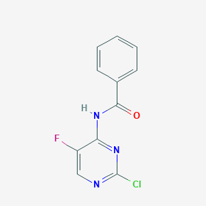 N-(2-Chloro-5-fluoropyrimidin-4-yl)benzamide