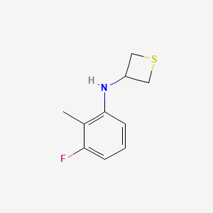 N-(3-Fluoro-2-methylphenyl)thietan-3-amine