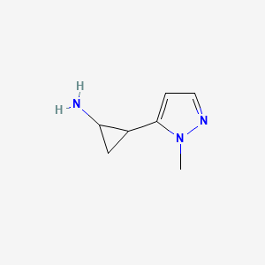 2-(2-Methylpyrazol-3-yl)cyclopropanamine