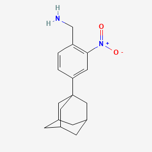 (4-(Adamantan-1-yl)-2-nitrophenyl)methanamine