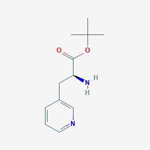 (S)-tert-Butyl 2-amino-3-(pyridin-3-yl)propanoate