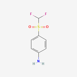 molecular formula C7H7F2NO2S B1299098 4-Difluoromethanesulfonylaniline CAS No. 24906-77-2