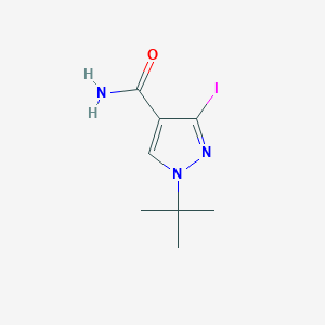 1-(tert-Butyl)-3-iodo-1H-pyrazole-4-carboxamide