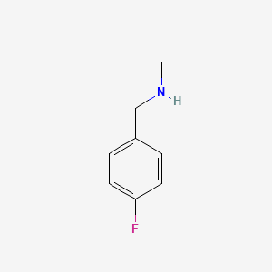 molecular formula C8H10FN B1299105 4-Fluoro-N-methylbenzylamine CAS No. 405-66-3