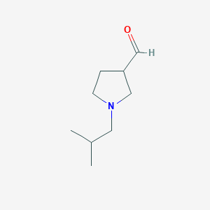 1-Isobutylpyrrolidine-3-carbaldehyde