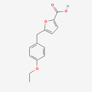 5-(4-Ethoxybenzyl)furan-2-carboxylic acid