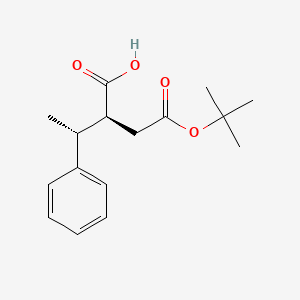 (S)-4-(tert-Butoxy)-4-oxo-2-((R)-1-phenylethyl)butanoic acid