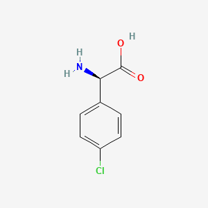 molecular formula C8H8ClNO2 B1299113 (r)-2-Amino-2-(4-chlorophenyl)acetic acid CAS No. 43189-37-3