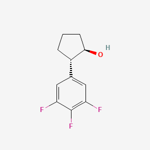 (1R,2S)-2-(3,4,5-trifluorophenyl)cyclopentan-1-ol