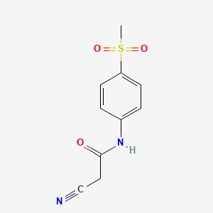 2-Cyano-N-(4-(methylsulfonyl)phenyl)acetamide