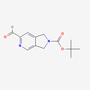 tert-Butyl 6-formyl-1,3-dihydro-2H-pyrrolo[3,4-c]pyridine-2-carboxylate