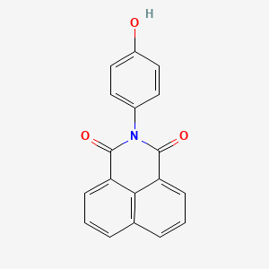 molecular formula C18H11NO3 B1299116 2-(4-Hydroxy-phenyl)-benzo[de]isoquinoline-1,3-dione CAS No. 6914-99-4