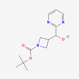 tert-Butyl 3-(hydroxy(pyrimidin-2-yl)methyl)azetidine-1-carboxylate