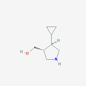 ((3R,4R)-4-Cyclopropylpyrrolidin-3-yl)methanol