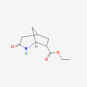 Ethyl 3-oxo-2-azabicyclo[3.2.1]octane-7-carboxylate