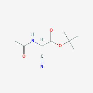 tert-Butyl 2-acetamido-2-cyanoacetate