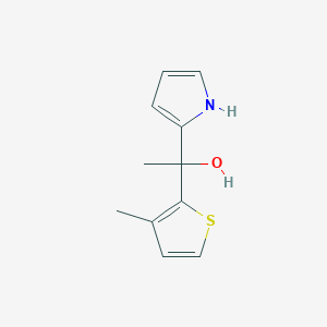 1-(3-Methylthiophen-2-yl)-1-(1H-pyrrol-2-yl)ethanol