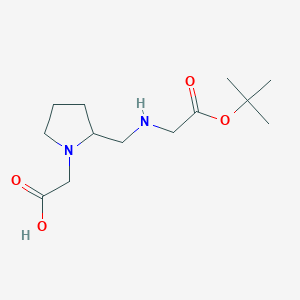 2-(2-(((2-(tert-Butoxy)-2-oxoethyl)amino)methyl)pyrrolidin-1-yl)aceticacid