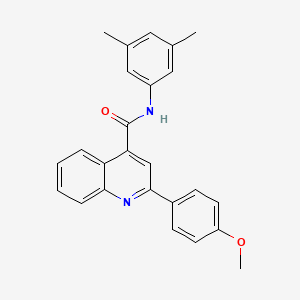 N-(3,5-dimethylphenyl)-2-(4-methoxyphenyl)quinoline-4-carboxamide