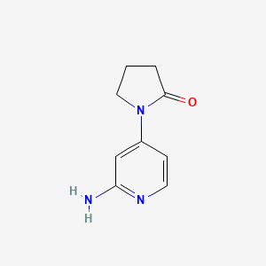 1-(2-Aminopyridin-4-yl)pyrrolidin-2-one