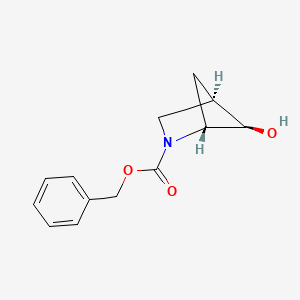 Rel-benzyl (1R,4R,5R)-5-hydroxy-2-azabicyclo[2.1.1]hexane-2-carboxylate