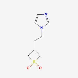 3-(2-(1H-Imidazol-1-yl)ethyl)thietane 1,1-dioxide