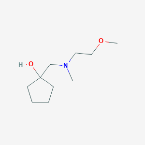 1-(((2-Methoxyethyl)(methyl)amino)methyl)cyclopentan-1-ol