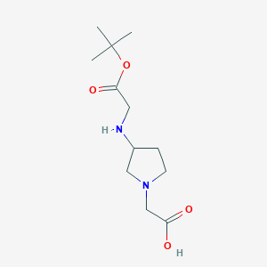 2-(3-((2-(tert-Butoxy)-2-oxoethyl)amino)pyrrolidin-1-yl)aceticacid