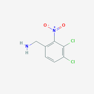 (3,4-Dichloro-2-nitrophenyl)methanamine