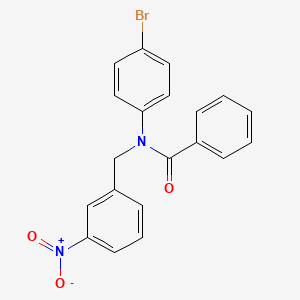 N-(4-Bromophenyl)-N-(3-nitrobenzyl)benzamide