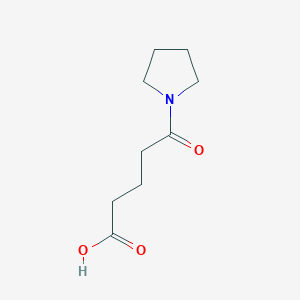 molecular formula C9H15NO3 B1299140 5-Oxo-5-pyrrolidin-1-yl-pentanoic acid CAS No. 5724-80-1